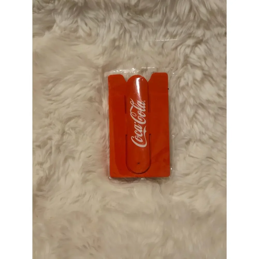 Coca-Cola Adhesive Card Holder with Earbuds